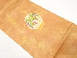 引箔　壺に藤模様織り出し名古屋帯